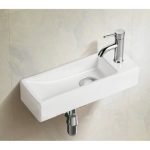 Ceramic Hand Wash Basin Modern Sink Faucet