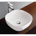 Ceramic Hand Wash Basin Modern Sink Faucet Big