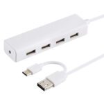 3 in 1 USB-C / Type-C + Micro USB + 4 x USB 2.0 Ports HUB Converter