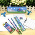 All-in-one Stationary Set Pencil Ruler Eraser Crayon Children Gift