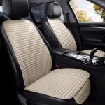 Car seat cover front & rear flax