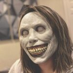 Creepy Halloween Masks Smiling Demons Evil Cosplay Props Mouth Washable Scary Mascarillas