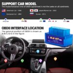 Car Diagnostic Tool Scanner Bluetooth Compatible Mini Wifi Code Reader Android