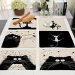 Place-mat Dining Table-mat Pad Cotton Linen Cup Mat