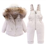 Baby Girl Winter Down Jacket Jumpsuit 0-4yrs Old