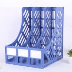 Plastic File Shelf Box Rack Office Holders Desk Storage Organizer