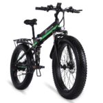 Folding Adult E-bike Fat Tire Lithium Battery Mens Mountain & Snow Bike