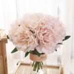 Large Silk Artificial Peony Bouquet Flowers Decoration Wedding Home Party Valentines 5pcs