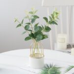 Eucalyptus Leaves Artificial Grass Decorations Vases Flowers Wreaths Plants 10pieces