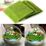 Artificial Grassland Simulation Moss Lawn Turf Fake Green Grass Mat Carpet DIY Micro Landscape Home Floor Decor