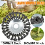 Multi-size Steel Wire Grass Trimmer Head Lawn Mower Brush Cutter Dust Removal Weeding Plate 115mm 125mm 150mm 200mm