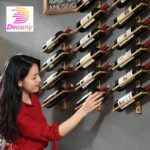 Wall mounted Portable Wine rack